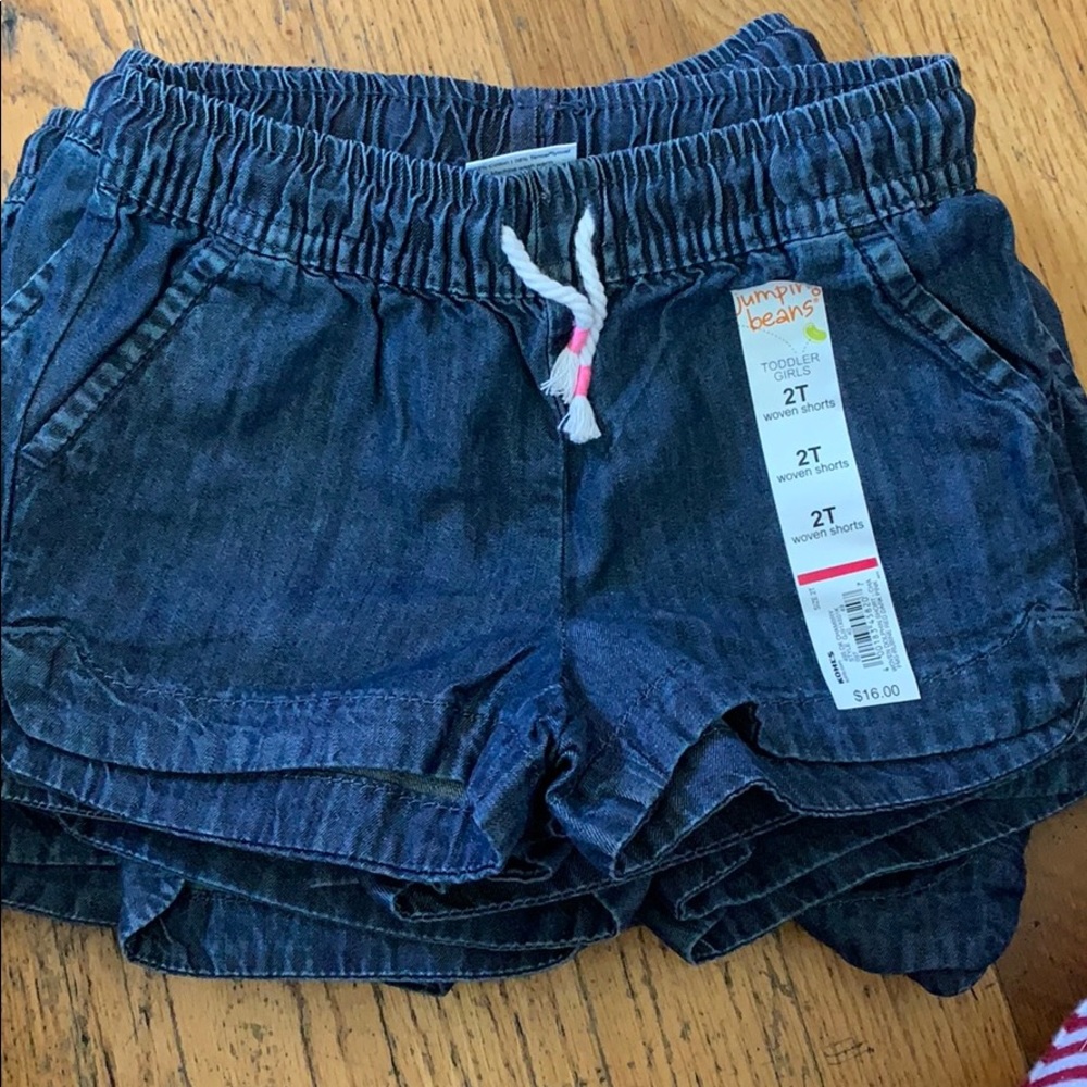 Jumping beans toddler girls woven shorts